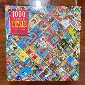 EEBOO Firecracker Labels - 1000 Piece Puzzle